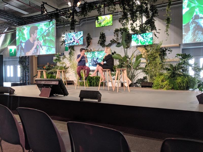 Quang HOANG speaking on the Startup Stage @ VivaTech 2018